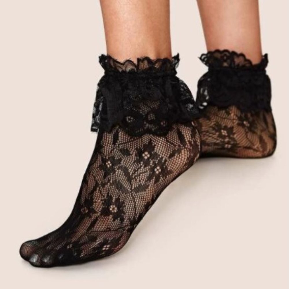 New with tags Lacey Lolita ankle socks